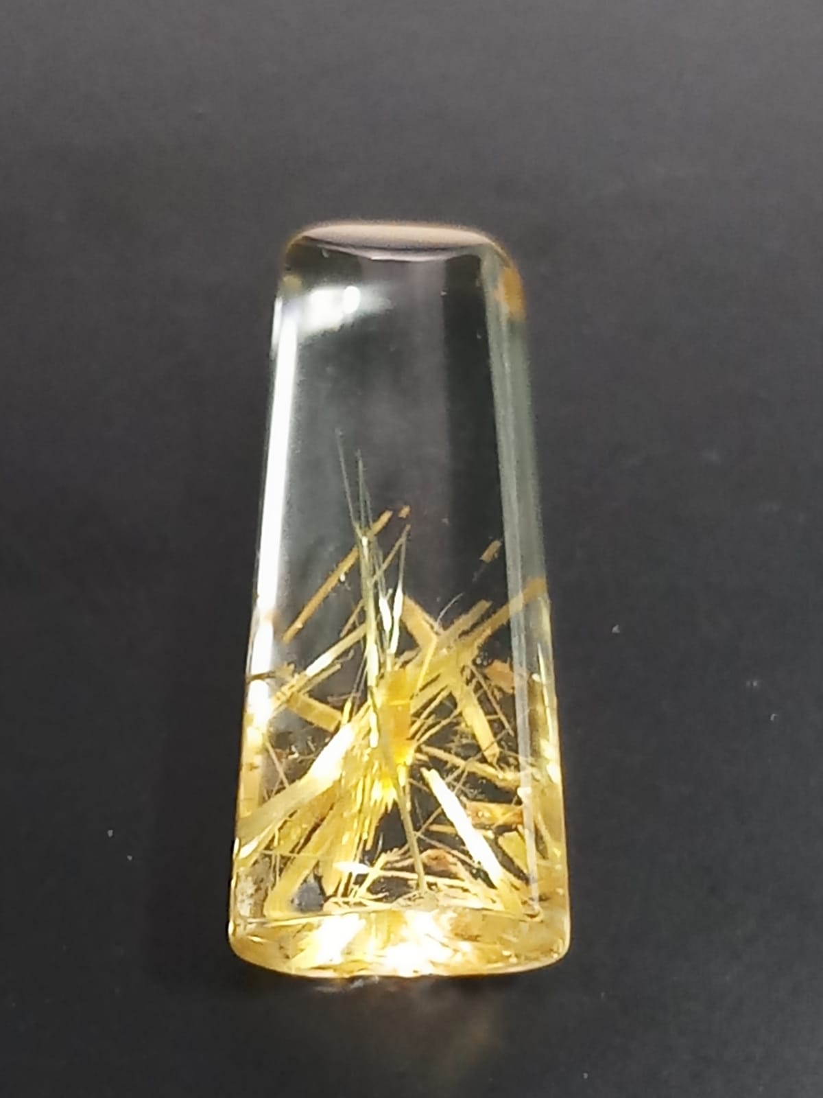 Natural Golden Rutilated Quartz: Sunthread Aura 10.10cts- RQT11 (24)