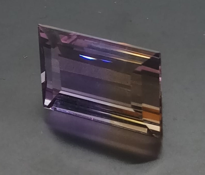 Natural Certified Parallelogram Ametrine: Lavender Gold 10.30cts- AMET30 (24)