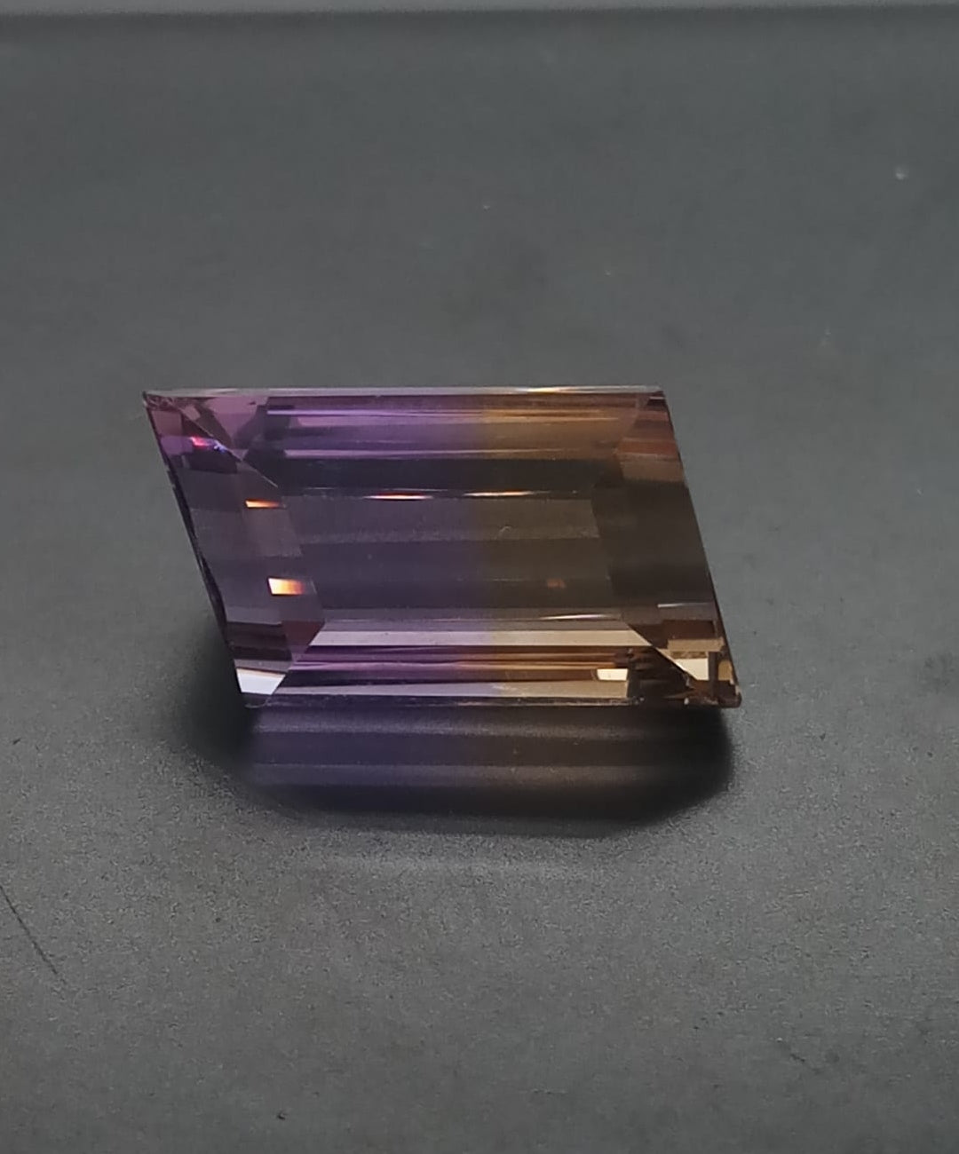 Natural Certified Parallelogram Ametrine: Lavender Gold 10.30cts- AMET30 (24)