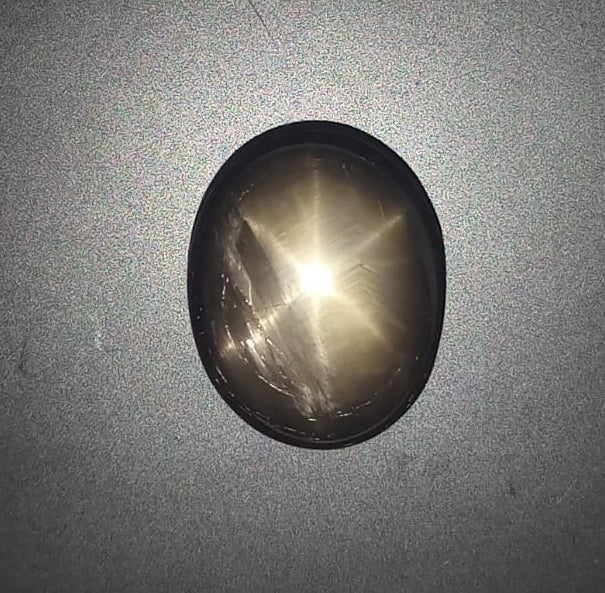 Natural Black Star Sapphire: Noir Galaxy 25.40cts- BSS105 (24)