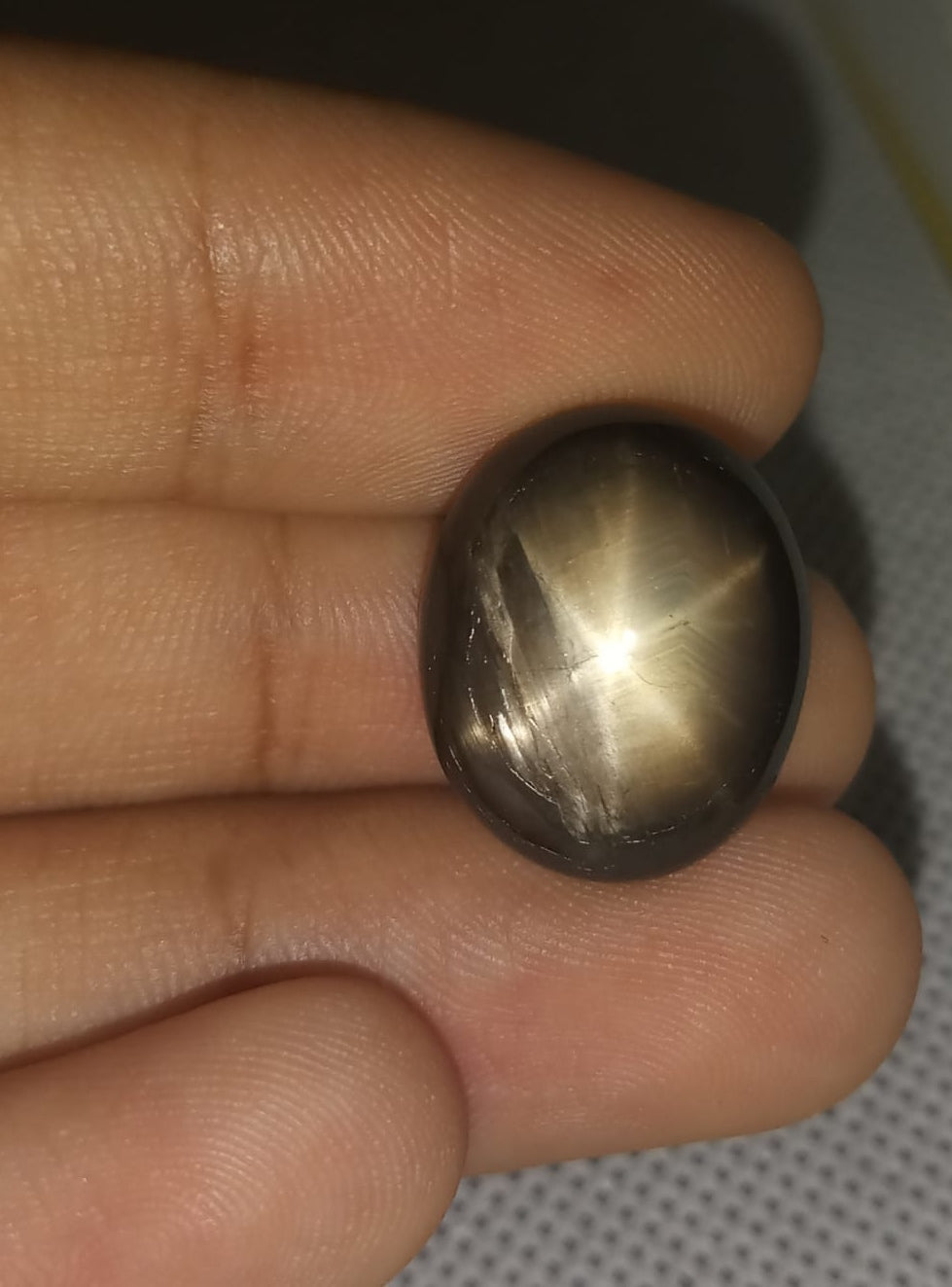 Natural Black Star Sapphire: Noir Galaxy 25.40cts- BSS105 (24)