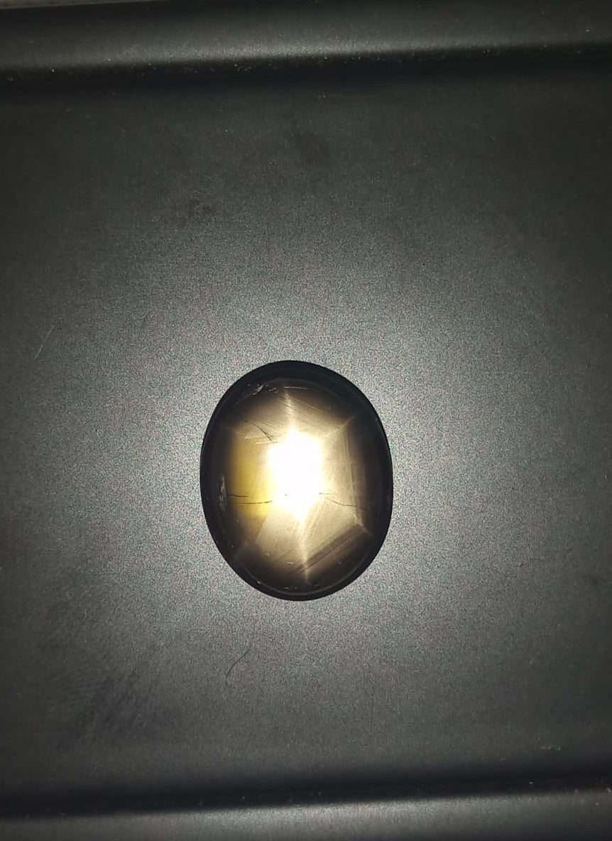 Natural Black Star Sapphire: Galactic Gleam 29.64cts- BSS106 (24)