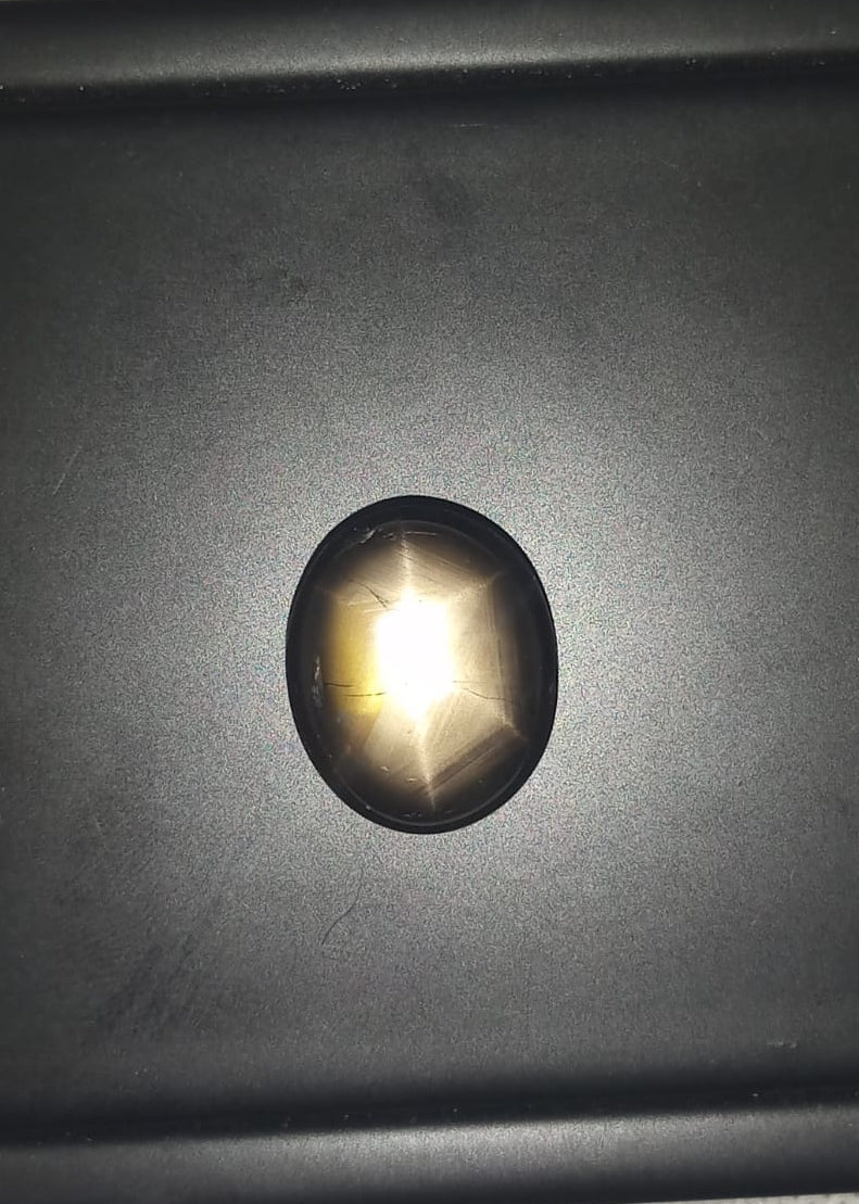 Natural Black Star Sapphire: Galactic Gleam 29.64cts- BSS106 (24)