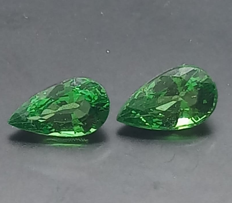 Natural Unique Pair Tsavorite 1.4cts- TS01 (24)