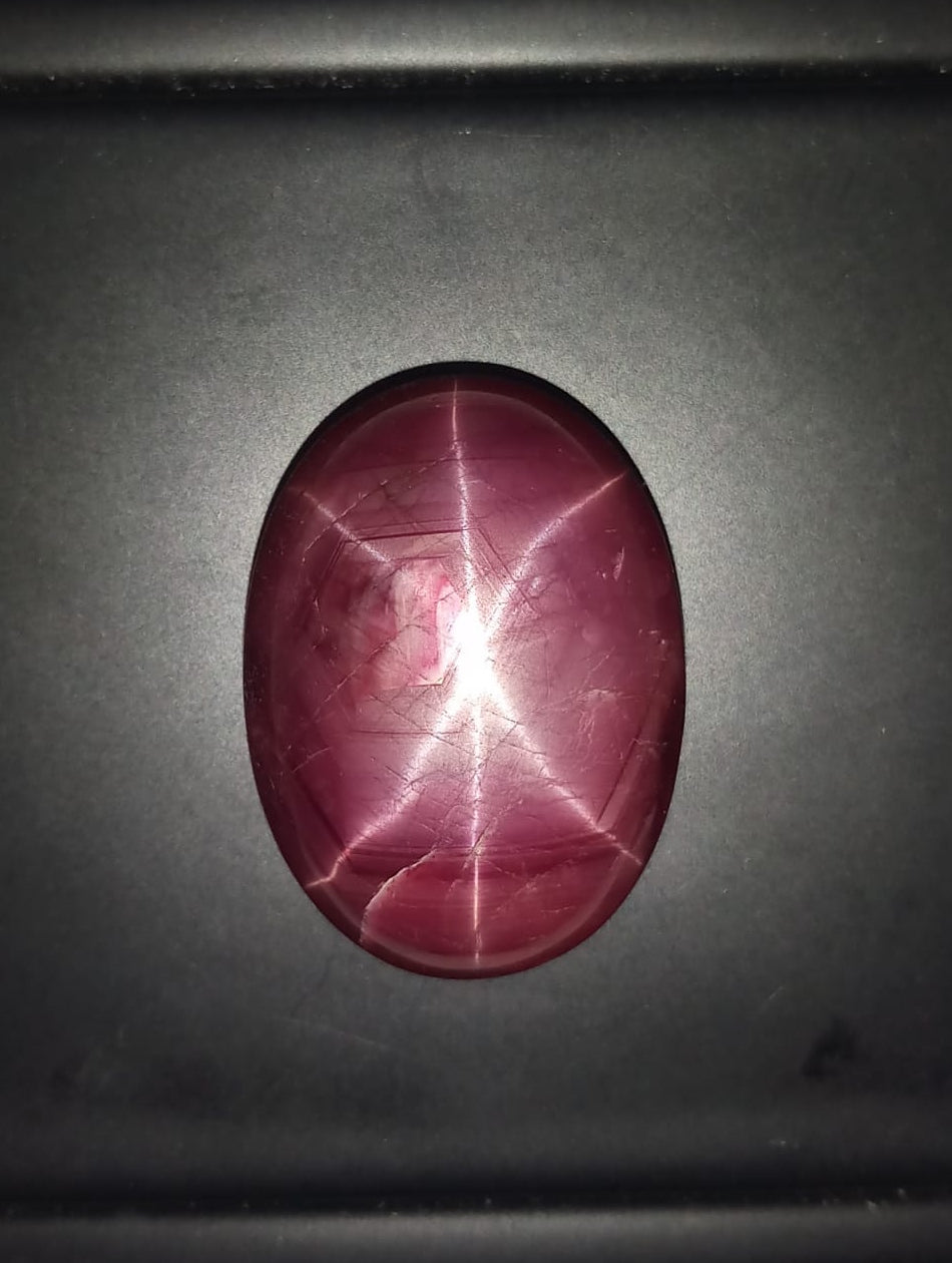 Natural Star Ruby: Celestial Crimson 87.6cts- SR02 (24)