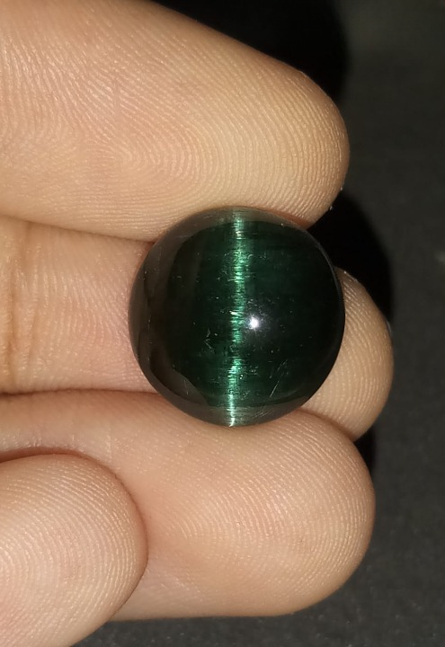 Natural Certified Tourmaline Catseye: Emerald Veil 8.28cts- TC02 (24)