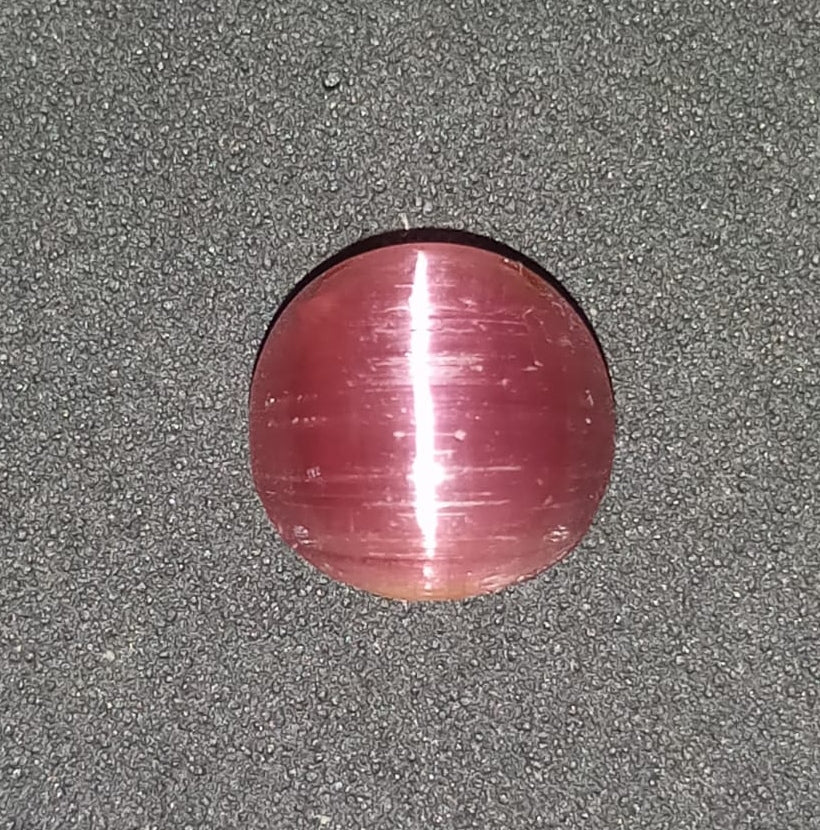 Natural Certified Tourmaline Catseye: Fuchsia Flash 4.48cts- TC05 (24)