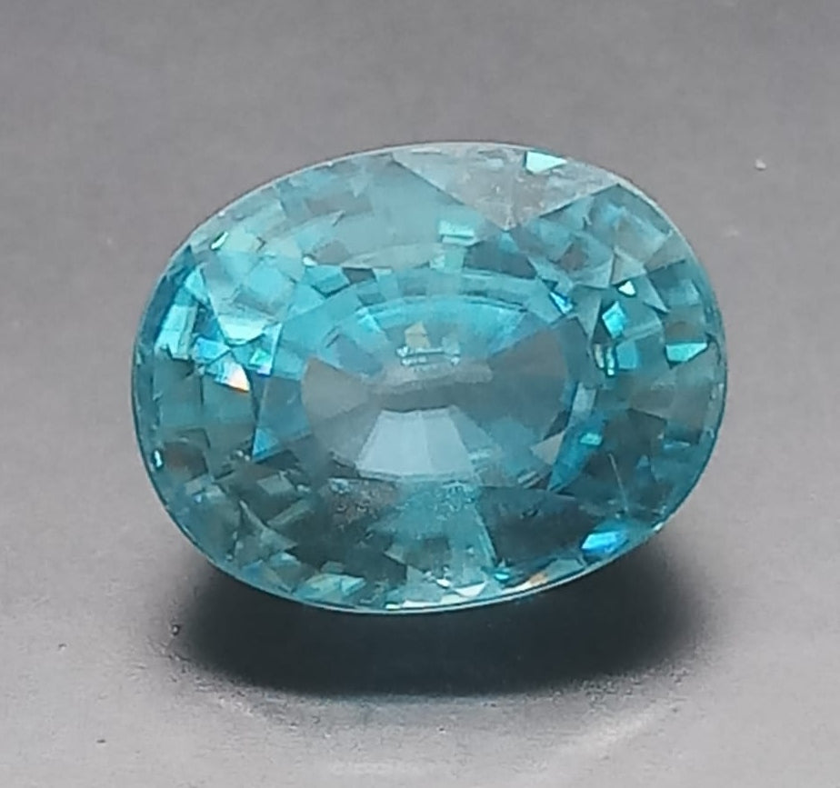 Natural Blue Zircon: Aqua Radiance 6.3cts- ZR05 (24)