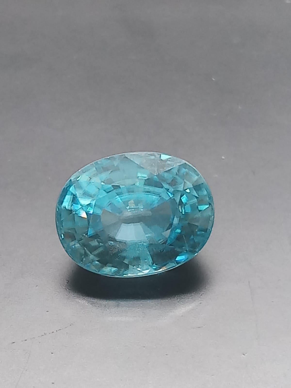 Natural Blue Zircon: Aqua Radiance 6.3cts- ZR05 (24)