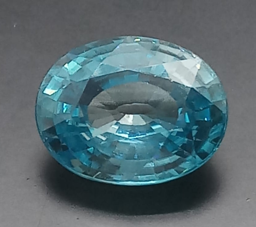 Natural Blue Zircon: Celestine Bluebeam 6.8cts- ZR03 (24)