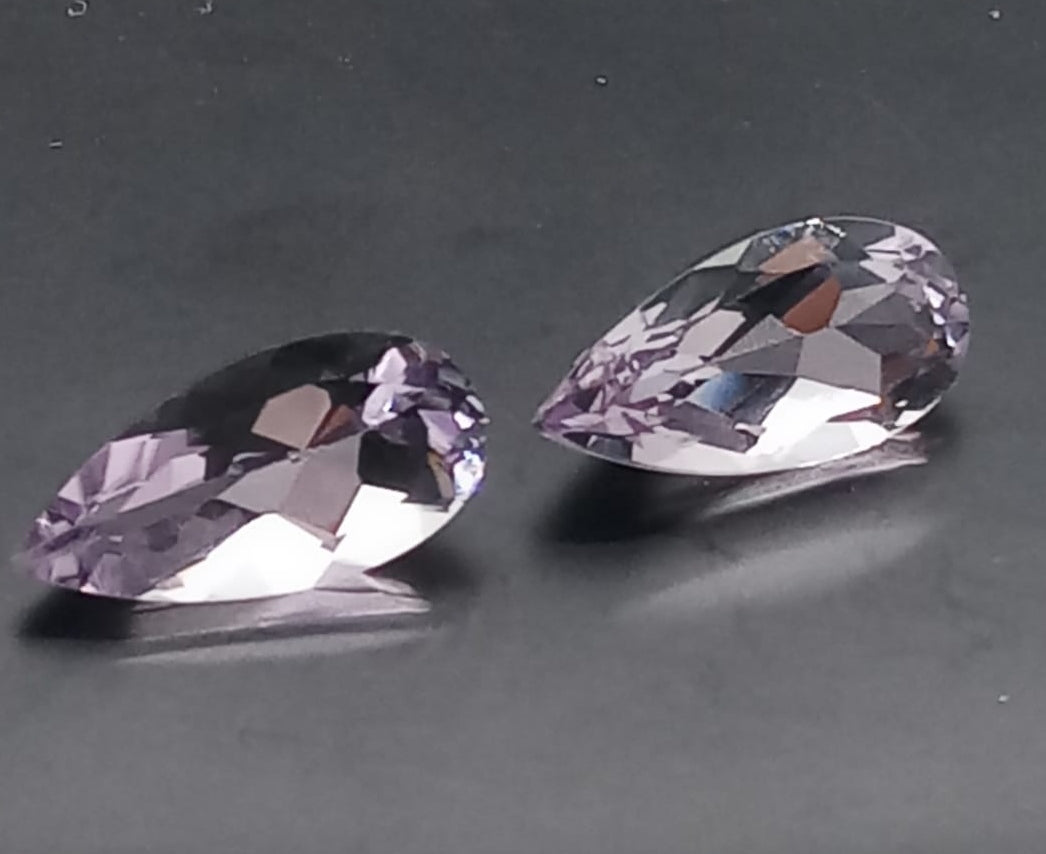 Natural Pink Pair Amethyst: Pink Petal Pair 8.74cts- API 101 (24)