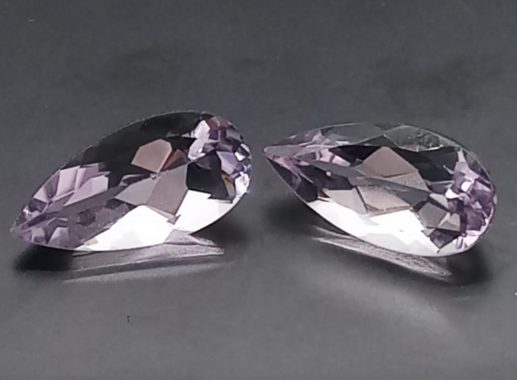 Natural Pink Pair Amethyst: Pink Petal Pair 8.74cts- API 101 (24)