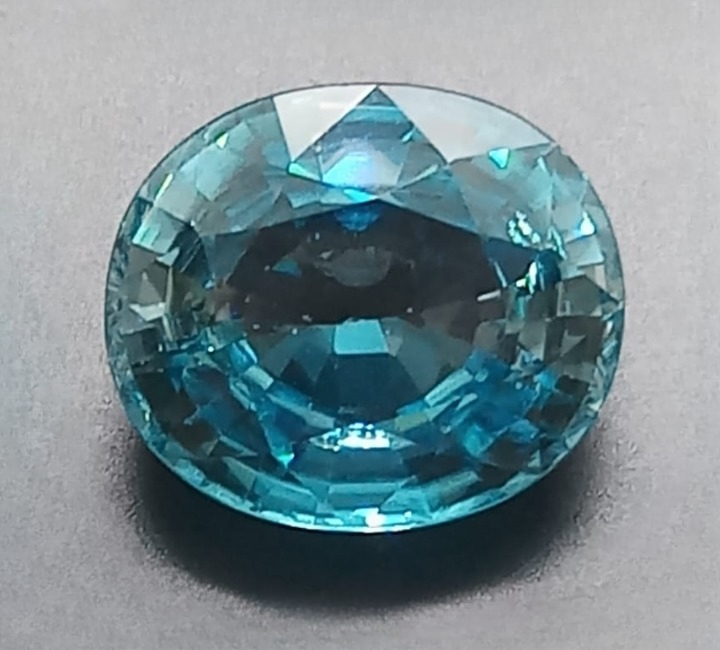 Natural Certified Zircon: Oceanic Breeze 5.48cts- ZR17 (24)