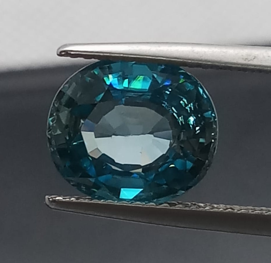 Natural Certified Zircon: Oceanic Breeze 5.48cts- ZR17 (24)