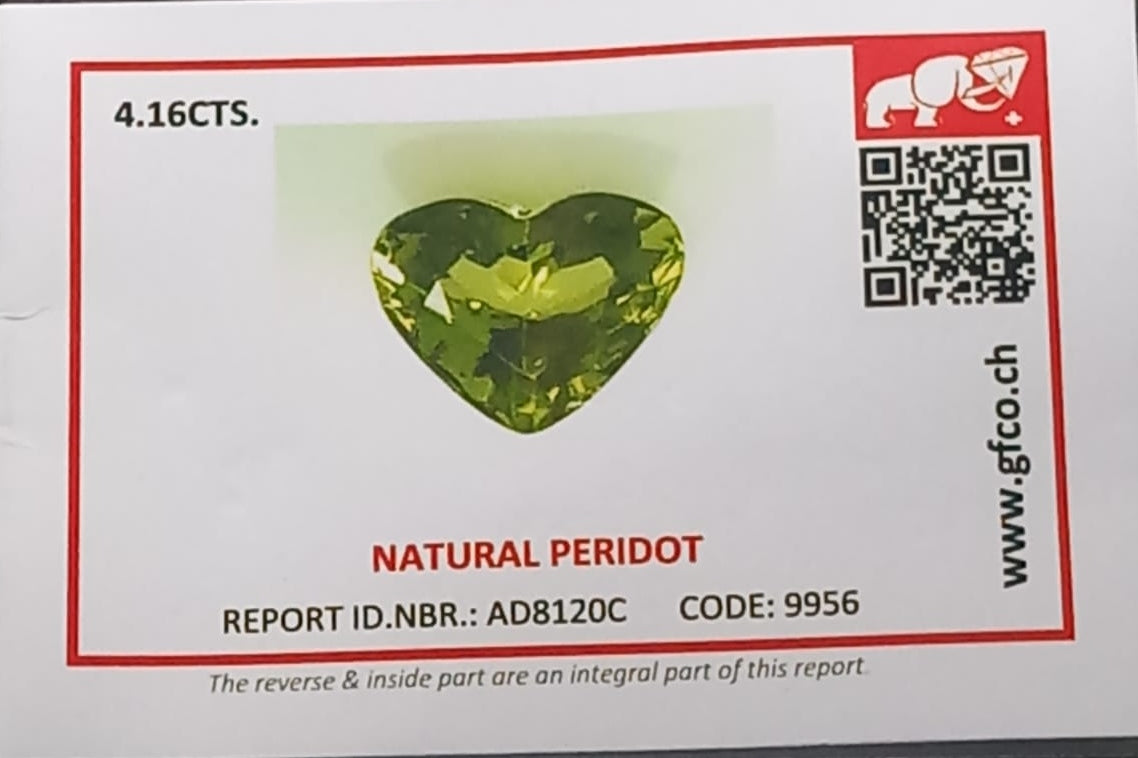 Natural Peridot: Leafy Affection 4.16cts- PR07 (24)