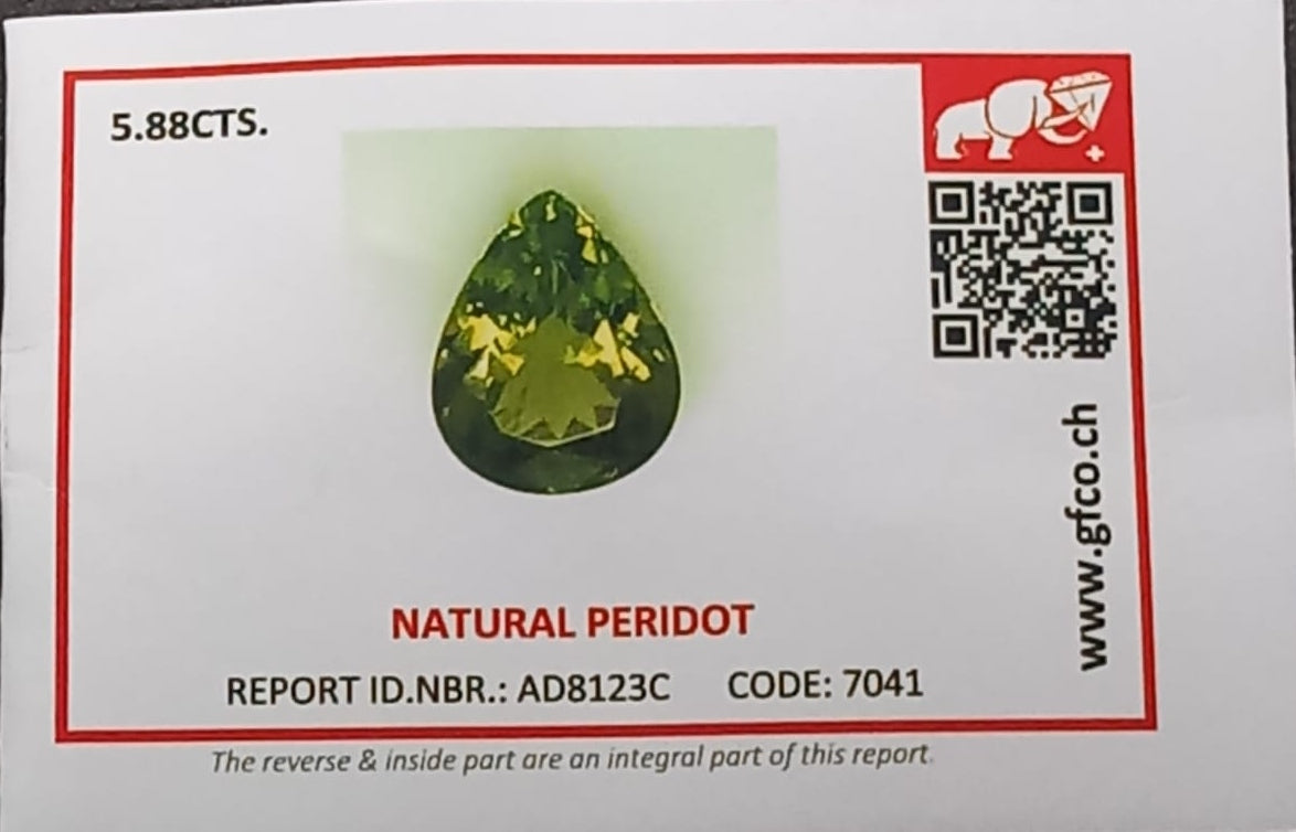 Natural Peridot: Evergreen Serenade 5.88cts- PR03 (24)