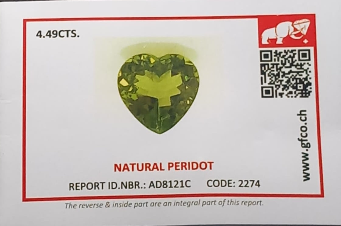 Natural Peridot: Nature's Treasure 4.49cts- PR05 (24)