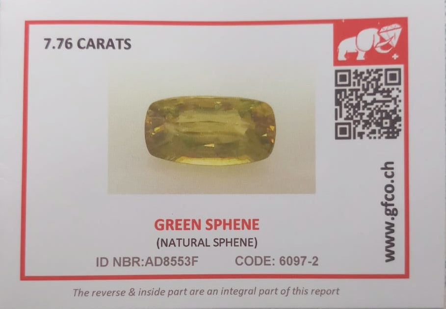 Natural Sphene: Enchanted Forest 7.76cts- SPH04 (24)