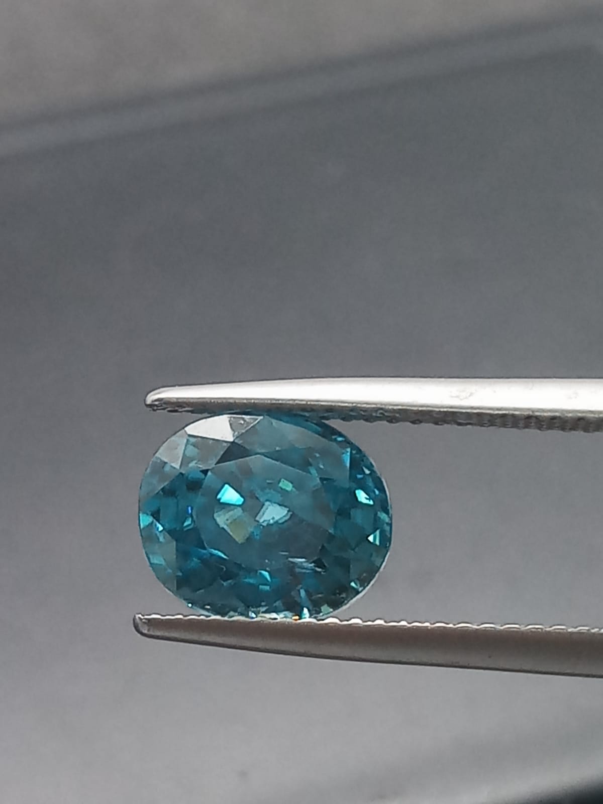 Natural Certified Blue Zircon: Aqua Gleam 3.6cts- ZR20 (24)