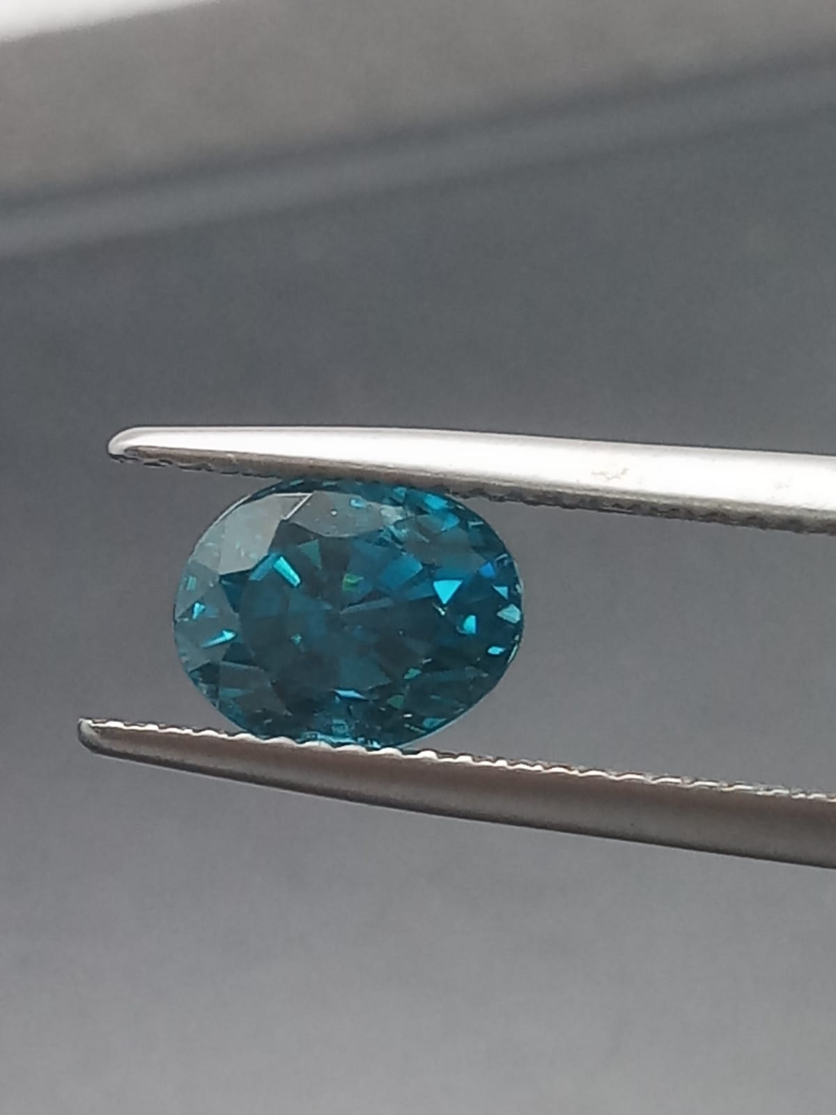 Natural Certified Blue Zircon: Oceanic Gem 5.59cts- ZR15 (24)