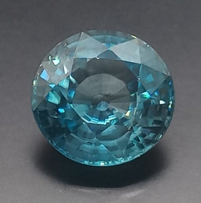 Natural Certified Blue Zircon: Ocean Sparkle 8.56cts- ZR21 (24)