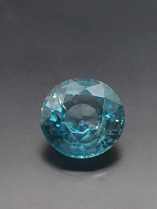 Natural Certified Blue Zircon: Ocean Sparkle 8.56cts- ZR21 (24)