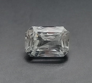 Natural Certified White Sapphire: Sparkling Serenity 1.28cts- WS45