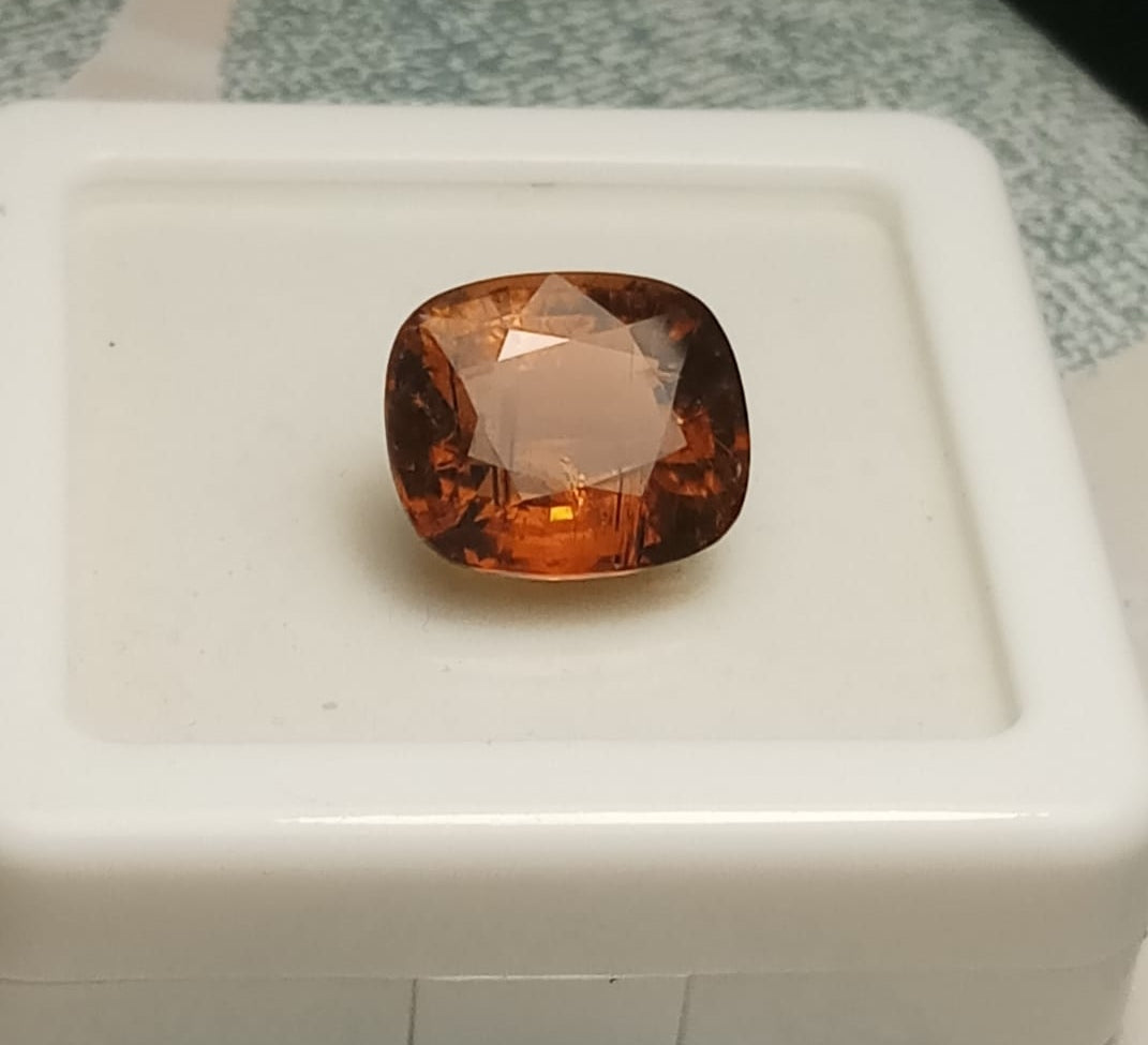 Natural Certified Orange Tourmaline: Beautiful Glow 15.62cts- TOU23 (24)