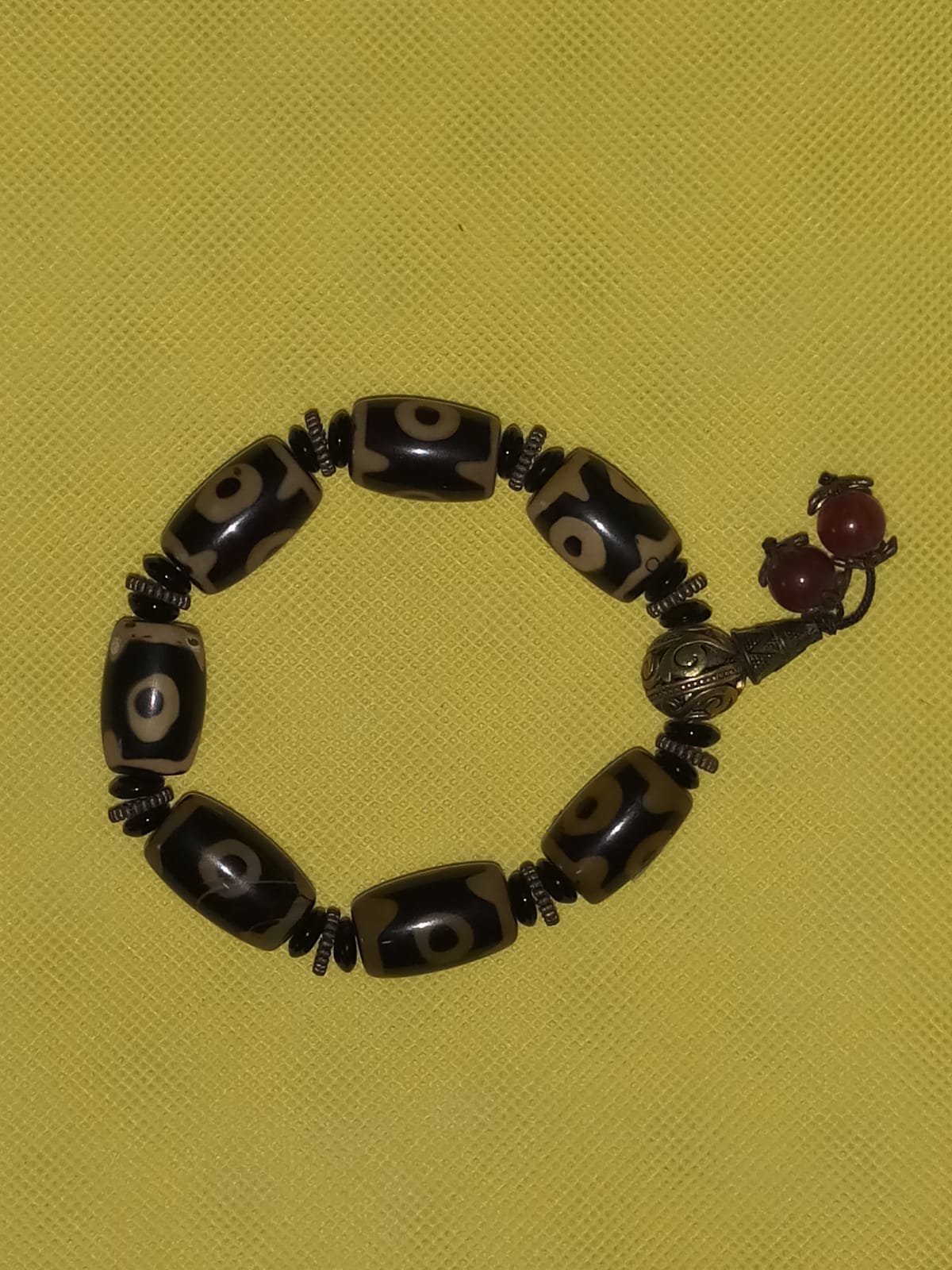 Authentic Natural Tibetan Dzi Bead Bracelet DB99