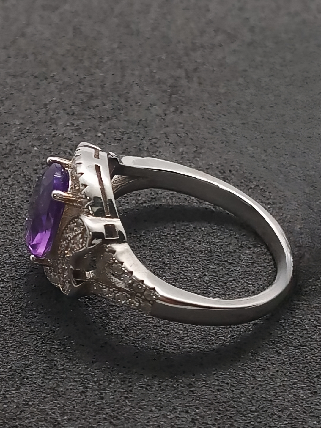 Natural Certified Amethyst (SIZE 8) SR9