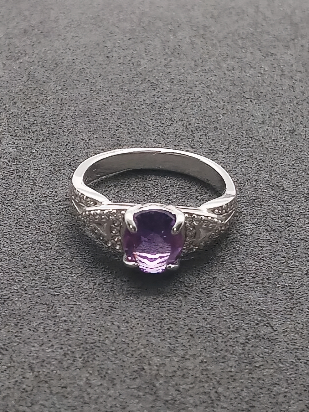 Natural Swiss Lab Certified Amethyst (SIZE 7) SR35