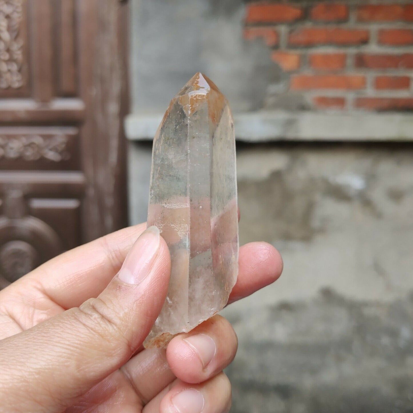 Natural Bright LEMURIAN GOLDEN Healer Quartz Crystal