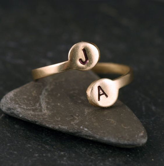 Couple Ring - Initials - DM to customize