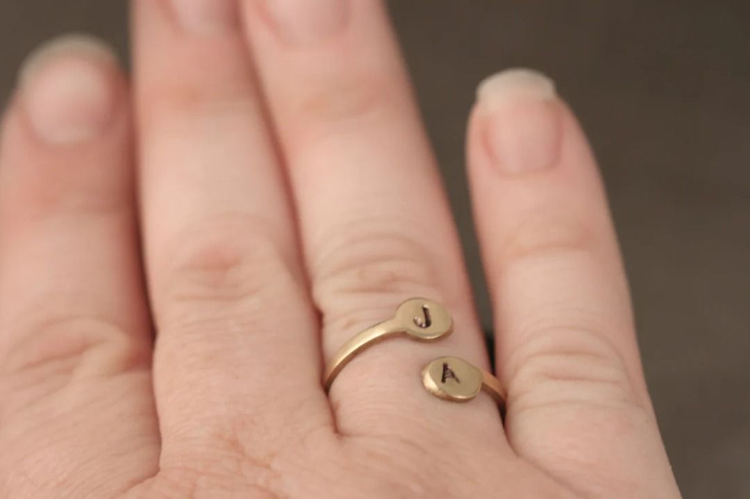 Couple Ring - Initials - DM to customize
