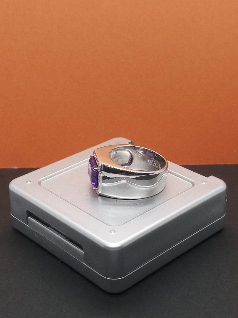 Enchanting Elegance: Natural Certified Amethyst Ring of Royalty
