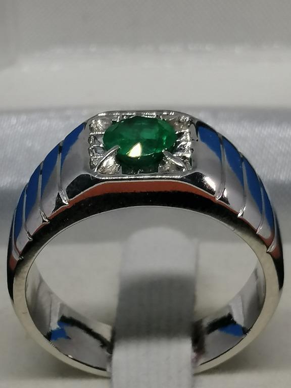 Custom Made Certified Emerald Ring w/Laser Engraving