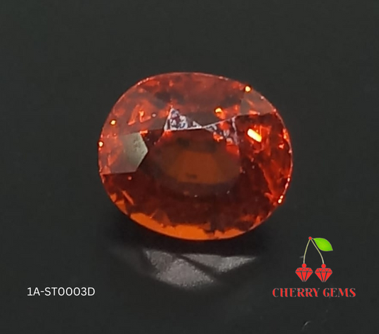 Natural Spessartite Garnet: Flame Glow 1.60cts-1A-ST0003D (24)