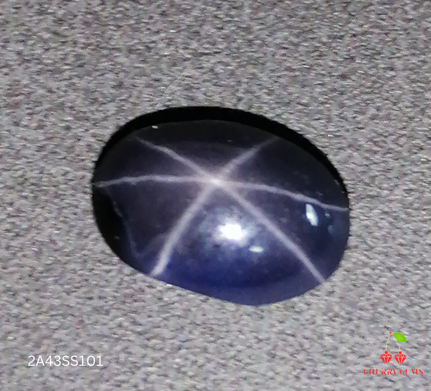 Natural Certified Star Spinel: Purple Nova 2.30cts- 2A43SS101 (24)