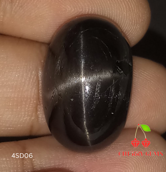 Natural Star Diopside: Eclipse Essence 33.6cts- 4SD06 (24)