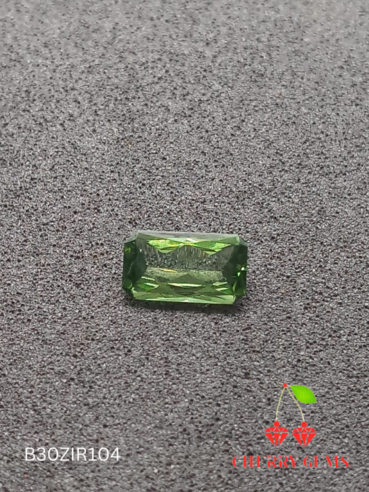 Natural Green Zircon: Enchanted Mint Radiance 1.34cts- B30ZIR104 (24)