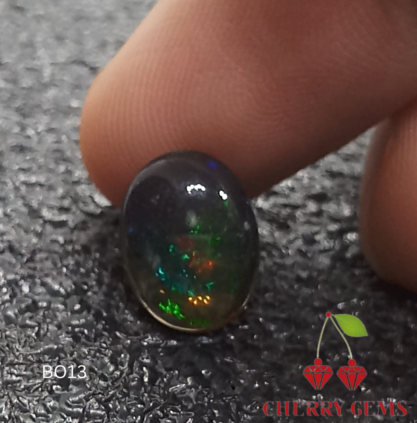 Natural Black Opal: Darklight Spark 1.95cts- BO13 (24)