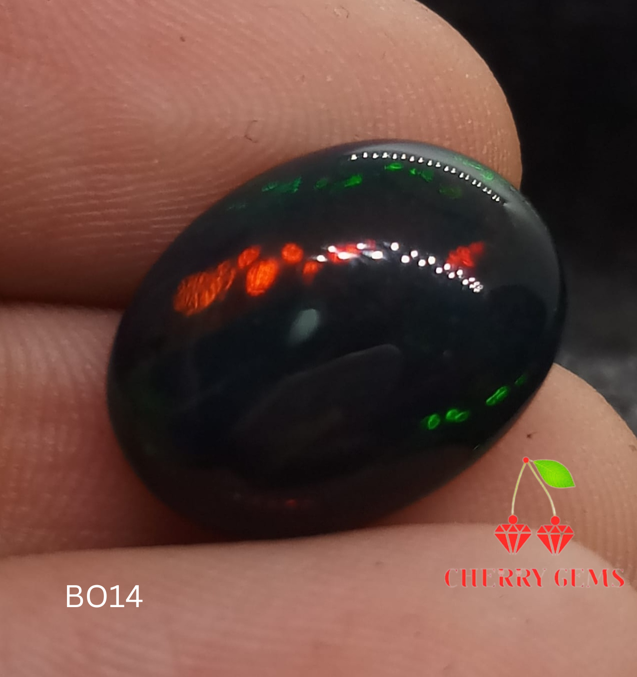 Natural Certified Black Opal: Cosmos Eclipse 4.48cts- BO14 (24)