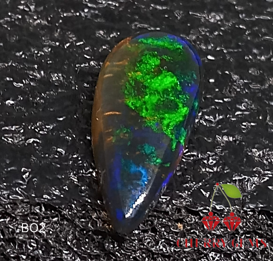 Natural Black Opal: Dark Mirage Opal 5.90cts- BO2 (24)