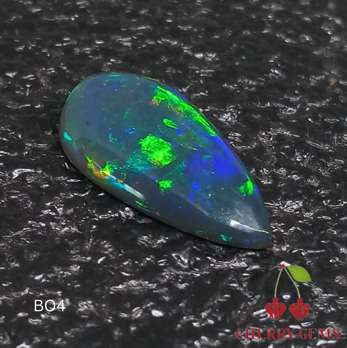 Natural Black Opal: Luminous Jewel 4.80cts- BO4 (24)