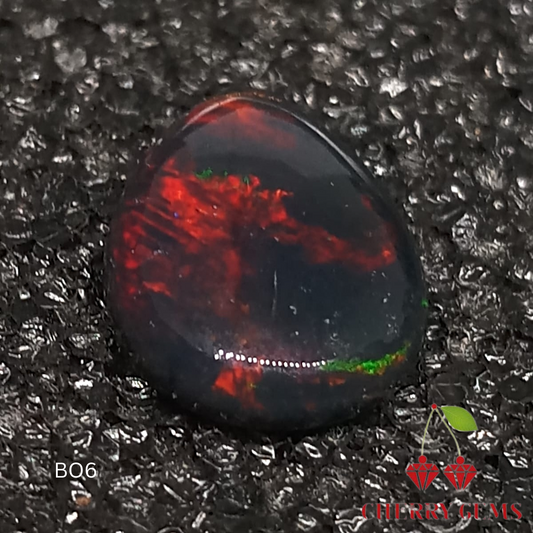 Natural Black Opal: Phantom Spectrum Opal 2.85cts- BO6 (24)