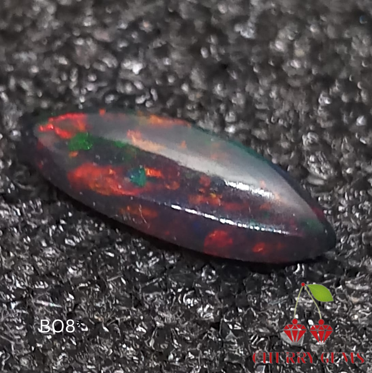 Natural Black Opal: Galaxy Opal 1.30cts- BO8 (24)