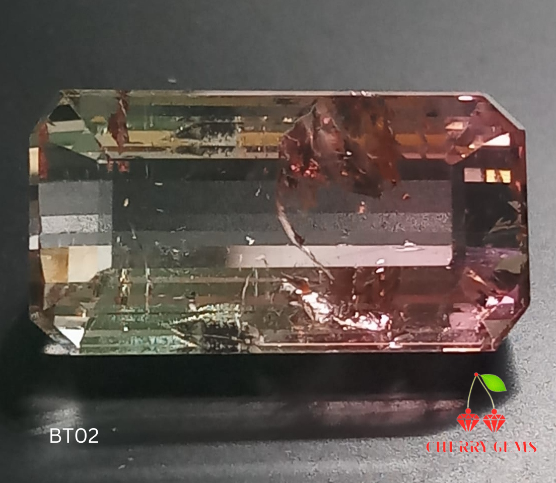 Natural Watermelon Bi-Color Tourmaline: Verde Fusion 13.3cts- BT02 (24)