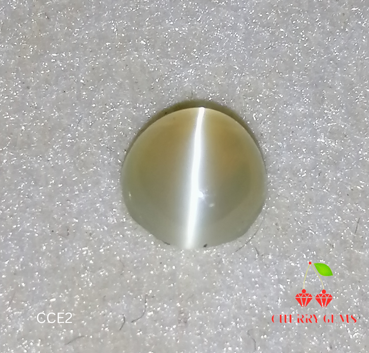 Natural Certified Chrysoberyl Catseye: Golden Gleam 1.26cts- CCE2 (24)