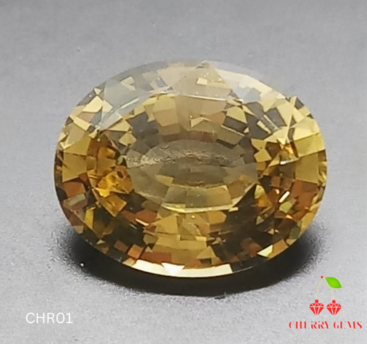 Natural Swiss Lab Certified Natural Yellow Chrysoberyl 2.31cts- CHR01 (24)