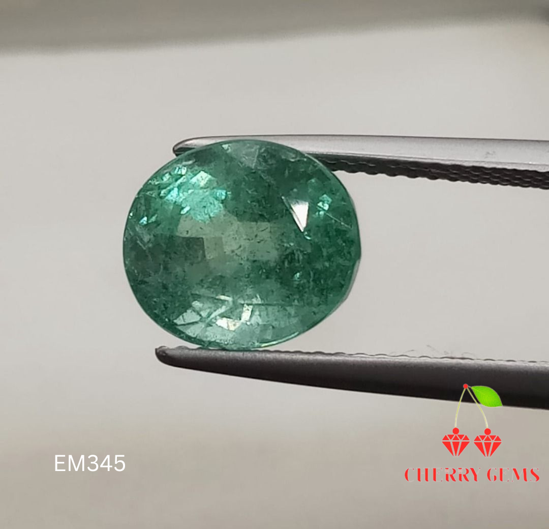 Natural Certified Emerald EM345 3.98cts